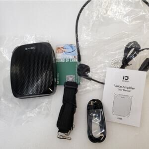 SHIDU Portable Personal Voice Amplifier System Speaker with Wired Microphone